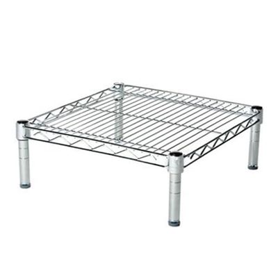 Shelving Inc. 21" d x 21" w x 6" h Chrome Wire Sheving with 1 Tier Shelf, Weight Capacity 800lbs Per Shelf