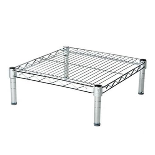 Shelving Inc. 21" d x 21" w x 6" h Chrome Wire Sheving with 1 Tier Shelf, Weight Capacity 800lbs Per Shelf