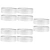 ABOOFAN 10pcs Round Tart Metal Mousse Circle Baking Gadgets for Cakes and Desserts view 1