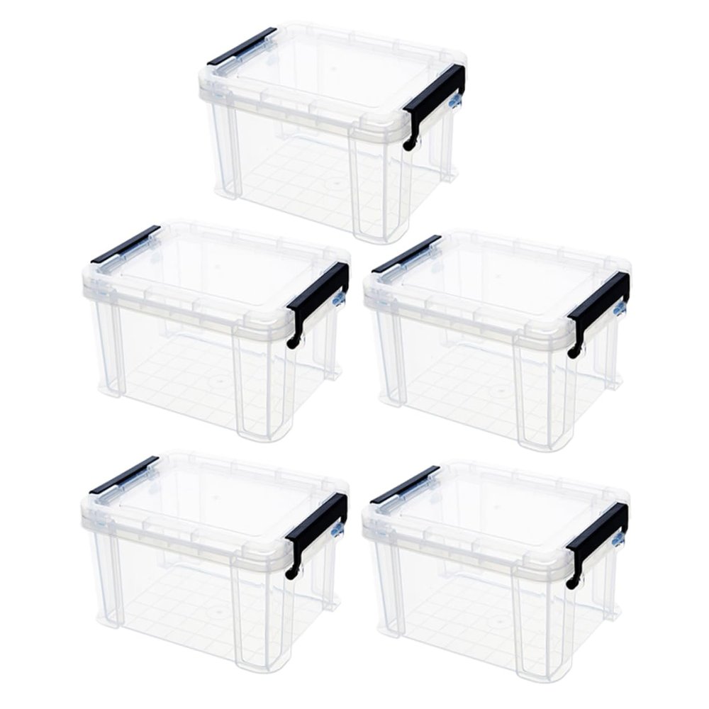 MAGICLULU 5pcs Storage Bins Mini Storage Boxes Mini Portable Containers for Cereal Containers Toy Parts