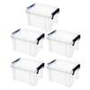 MAGICLULU 5pcs Storage Bins Mini Storage Boxes Mini Portable Containers for Cereal Containers Toy Parts view 1