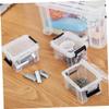 MAGICLULU 5pcs Storage Bins Mini Storage Boxes Mini Portable Containers for Cereal Containers Toy Parts view 2
