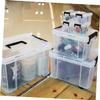 MAGICLULU 5pcs Storage Bins Mini Storage Boxes Mini Portable Containers for Cereal Containers Toy Parts view 3