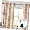 Ciieeo 4pcs Curtain Rods Finials Only Iron Craft Finials for Rods Modern Style Easy to Install Decorative for Windows view 3