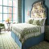 Pine Cone Hill x Kit Kemp Knight Wood Cutwork Olive Coverlet, Twin Size, Green Graphic Pattern view 2