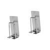 Amosfun 4pcs Stainless Steel Toothbrush Holder Boys and Girls Toothbrush Rack Bathroom Storage Easy Peel Adhesive view 1