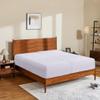 Split King/2 Pack Twin XL 100% Egyptian Cotton Fitted Sheets 600 Thread Count 16" Deep Pocket(Split King/2 Pack Twin XL Fitted Sheet, White) view 3