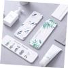 Amosfun Diatomite Soap Dish Mat Fast Drying Absorbent Coaster for Bathroom Kitchen Sink Soap Holder Eco-Friendly Grey Basin Tray for Easy Cleaning view 4