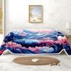 YQJcSai Abstract Clouds Couch Cover for 3 Cushion Sofa Covers for Pet Dogs Cats Washable view 2