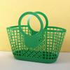 HomeLoft Basics 1PCS Hollow Storage Basket,Plastic Shopping Basket Portable Shower Bath Basket Vegetable Storage Basket for Kitchen(Blue), AM0XEB0EQ92US view 3