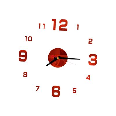 Ciieeo Acrylic Wall Clock Numbers Decorative Modern Frameless Silent Sweep Movement Ideal for Office