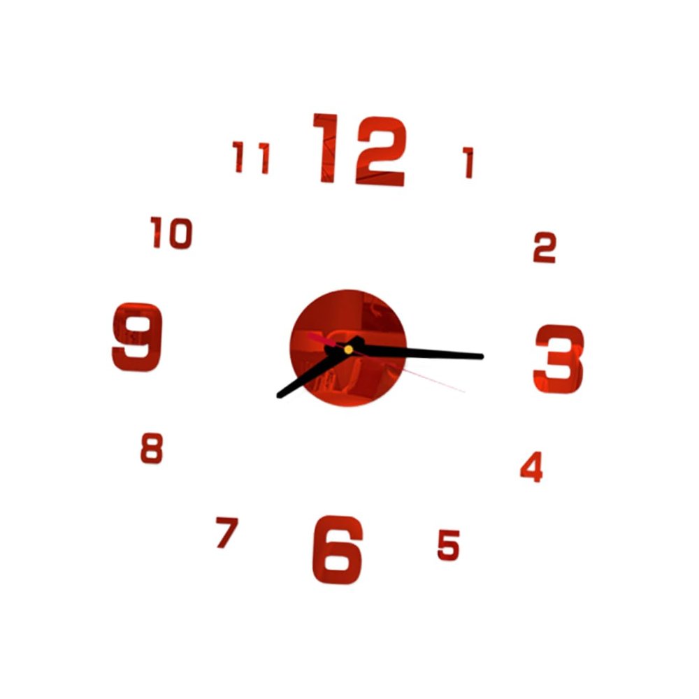 Ciieeo Acrylic Wall Clock Numbers Decorative Modern Frameless Silent Sweep Movement Ideal for Office