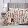 Xsovgoi 30 Years Anniversary Blanket,Gifts for 30th Anniversary Blankets,30th Anniversary Wedding Gifts Blanket & Throws for Couch Bed Living Room Decor 50"X40" view 4