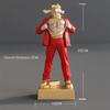 ZCBYBT God of Wealth Decoration Muscle Figure Statue Shop Front Desk Decoration Living Room for Office Opening and Moving,Black,10 * 25cm view 2