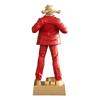 ZCBYBT God of Wealth Decoration Muscle Figure Statue Shop Front Desk Decoration Living Room for Office Opening and Moving,Black,10 * 25cm view 3