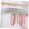 OFFSCH 2pcs Stainless Steel Socks Hanger Laundry Drying Hook Hangers Clothes Rack for Hanging Socks Pins for view 3