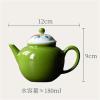 Afternoon Tea Set Chinese Tea Maker Filter Kettle Tea Set 180ml Apple Green Porcelain Teapot Retro Hand-Painted Peony Ceramic Pot Tea Set for Adults view 2