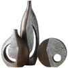Creative Elegant Vase Decoration, Simple Resin Vase for Living Room, Light Luxury Art Tulip Receptacle Set, Unique Gift (Size : A+B+C) view 1