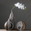 Creative Elegant Vase Decoration, Simple Resin Vase for Living Room, Light Luxury Art Tulip Receptacle Set, Unique Gift (Size : A+B+C) view 2