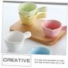 DECHOUS 5pcs Ceramic Mini Milk Jug Milk Sauce Cup Butter Warmer Multi-functional Kitchen Supplies view 2