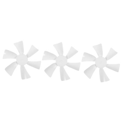 Mobestech 3pcs Replacement Rv Fan Blade Lightweight Plastic Blades for Roof Vent Fans Easy to Install Compatible Rv Models for Camping and Use