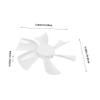 Mobestech 3pcs Replacement Rv Fan Blade Lightweight Plastic Blades for Roof Vent Fans Easy to Install Compatible Rv Models for Camping and Use view 3