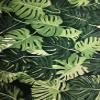 Emerald Green Modern Tropical Leaf Monstera Area Rug Soft Washable Art Deco Carpet for Living Room Bedroom Diningroom Boho Aesthetic Indoor Outdoor 9x14 Rugs view 2