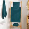 MALLONI HOME Ultra Soft 6 Pack Cotton Towel Set, Contains 2 Bath Towels 28x55 inch, 2 Hand Towels 16x24 inch & 2 Wash Coths 12x12 inch, Ideal Everyday use, Compact & Lightweight - Teal view 3