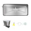 XGQXZWC Air Conditioner Condensate Drain Pan, Stainless Steel Condensate Drain Pad Air Conditioner Water Drip Tray, Universal Window Air Conditioner Drain Kit (Size : 84x38/33x15in) view 1