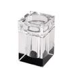 Toothpick Holder Crystal Glass Toothpick Box Transparent Toothpick Holder Dispenser Creative Household Light Luxury Hotel Restaurant Desktop Decoration Toothpick Dispenser Tooth Picks Container Case view 1