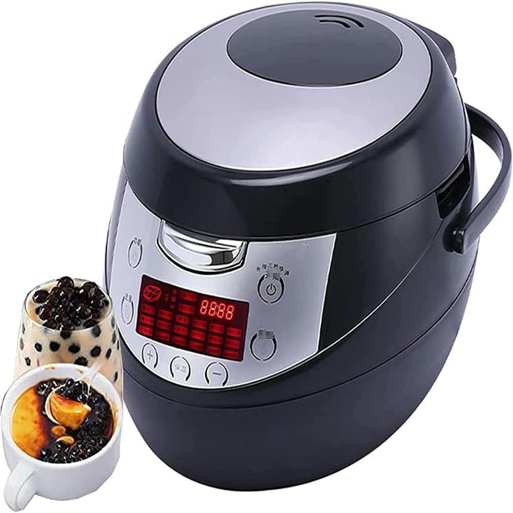 Automatic Pearl Pot, Commercial Boba Pearl Tapioca Cooker Pearl Maker Milk Tea Cooker for Boba Tea & Bubble Tea & Milk Tea Touchscreen ()