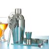 5pcs Cocktail Shaker Set Bar Tool Non-Slip Milk Tea Pot Silver Multi-Function Bartending Kit Wine Mixer Stainless Steel (Color : Silver 750ml) (Silver 550ml) view 3