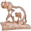 SAI KRIPA Gift GALARY Elephant Family on Mountain Antique Design Sculpture for Home Decor Showpiece Figurine view 1