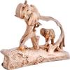 SAI KRIPA Gift GALARY Elephant Family on Mountain Antique Design Sculpture for Home Decor Showpiece Figurine view 2