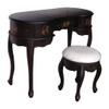 FEELIN Makeup Vanity Vanity Desk Set Retro Small Bedroom Dresser Flip Mirror Dresser Ladies Dresser Multifunctional Table with Stool Vanities for Makeup view 1