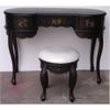 FEELIN Makeup Vanity Vanity Desk Set Retro Small Bedroom Dresser Flip Mirror Dresser Ladies Dresser Multifunctional Table with Stool Vanities for Makeup view 3