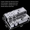 Double-Layer Jam Basin Rack, Stainless Steel Spice Rack, Condiment Distribution Rack, Multi-Functional Sauce Fruit Milk Tea Table Basin Rack,B () view 2