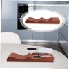 Mikinona 1pc Wooden Knife Holder Kitchen Knife Storage Rack for Kitchen Organization and Storage view 4