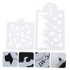 DECHOUS 2pcs Graduation Cake Stencils Hollow Templates for Cake Decorating Easy Creative Celebrations Themed Parties view 3