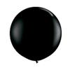 17" Large Metallic Black Latex Balloons - Premium Round Balloons for Festive Auto Decor - Large Balloons with Long-Lasting Flight and Easy-to-Tie Long Necks - Bulk Pack of 216 Balloons view 1
