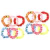 ABOOFAN 12 Pcs Hawaiian Lei Makeup Headband Floral Necklace Leis Beachy Necklaces Beach Party Leis Necklace for Kids Luau Party Decorations Kids Decor Flower Necklace Summer Cloth Child, 110CM view 1