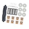 KarmoP 23PCS Accessories Kit Compatible for Dreame Bot L20 Ultra / X20 Pro Robot Vacuum Cleaner Main Side Brush Hepa Filter Mop Dust Bag view 1