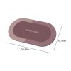 Generic Bath Mat Bathroom Rug Super Absorbent Non Slip Carpet Rubber Backing Quick Dry Stain Resistant Bath Mat Easy Care Clean Shower Rug Bathtub Room Simple Kitchen Doormat view 2