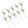 ABOOFAN Realistic Plastic Lily of The Valley Bouquet 10 Sets Artificial Flower Filler for Decor view 1