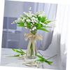 ABOOFAN Realistic Plastic Lily of The Valley Bouquet 10 Sets Artificial Flower Filler for Decor view 3