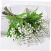 ABOOFAN Realistic Plastic Lily of The Valley Bouquet 10 Sets Artificial Flower Filler for Decor view 4