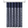 Gracie Mills Thornton Traditional Paisley Jacquard Shower Curtain view 1