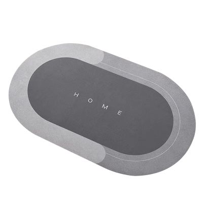 Bath Mat Bathroom Rug Super Absorbent Non Slip Carpet Rubber Backing Quick Dry Stain Resistant Bath Mat Easy Care Clean Shower Rug Bathtub Room Simple Kitchen Doormat