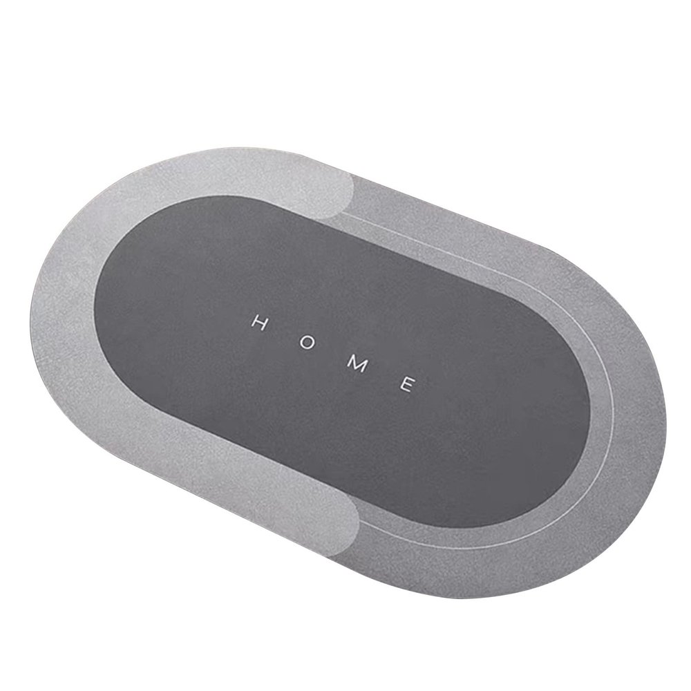 Bath Mat Bathroom Rug Super Absorbent Non Slip Carpet Rubber Backing Quick Dry Stain Resistant Bath Mat Easy Care Clean Shower Rug Bathtub Room Simple Kitchen Doormat