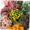 DECHOUS 81pcs Realistic Artificial Flower Decoration Accessories Micro Landscape Simulation Trees for Room Decor view 2